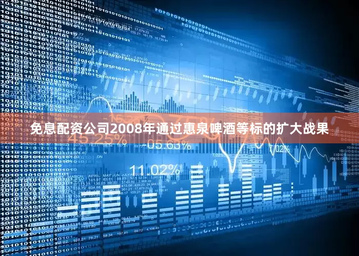 免息配资公司2008年通过惠泉啤酒等标的扩大战果